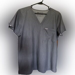 Figs Scrubs Top: medium graphite